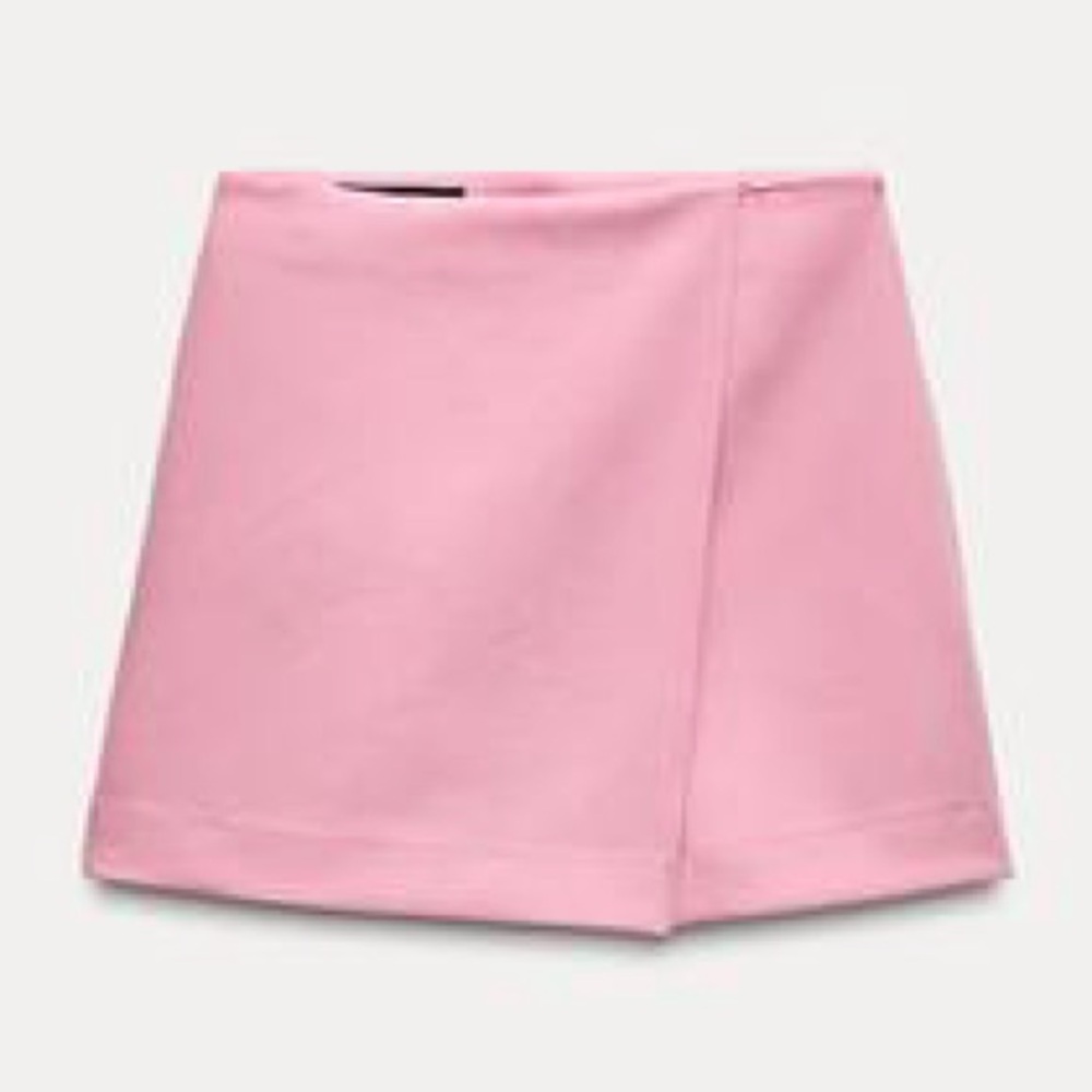ZARA WRAP FRONT SKORT - Picture 5 of 10